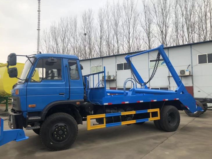 4 .3 cubic meter swing arm garbage truck