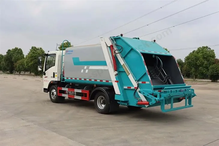 Sinotruk Howo 8 Square Compression Garbage Truck